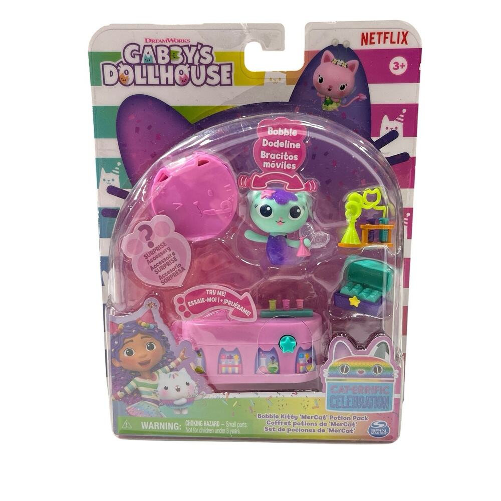 Gabby's Dollhouse MerCat Bobble Kitty Furniture NEW